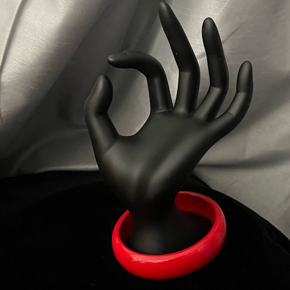 Red Bangle Bracelet - Picture 1 of 5